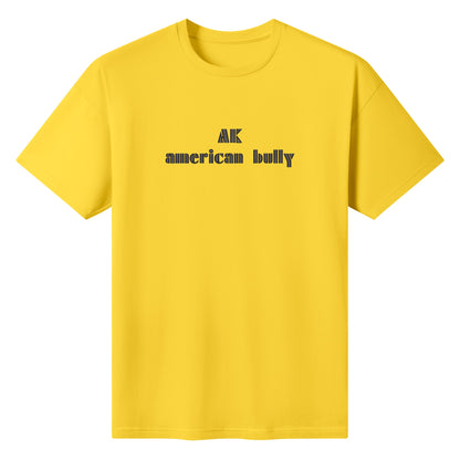 AK Embroidered Cotton T shirt - [BULLY_BRAND]