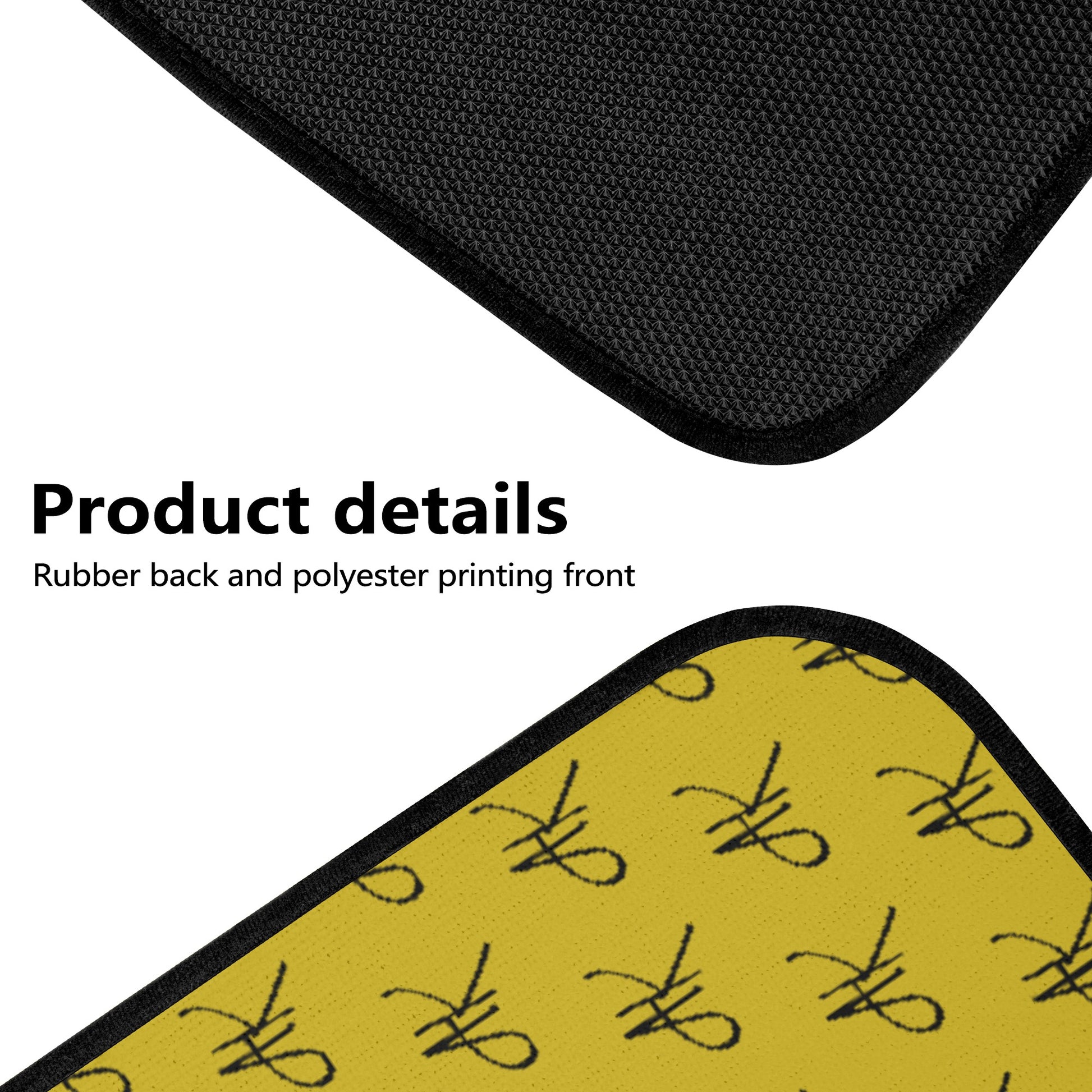 GOLD Back and Front Car Floor Mats - [BULLY_BRAND]