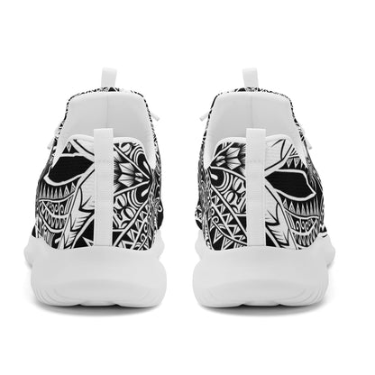 BLACK & WHITE Lace Up Front Runing Shoes - [BULLY_BRAND]