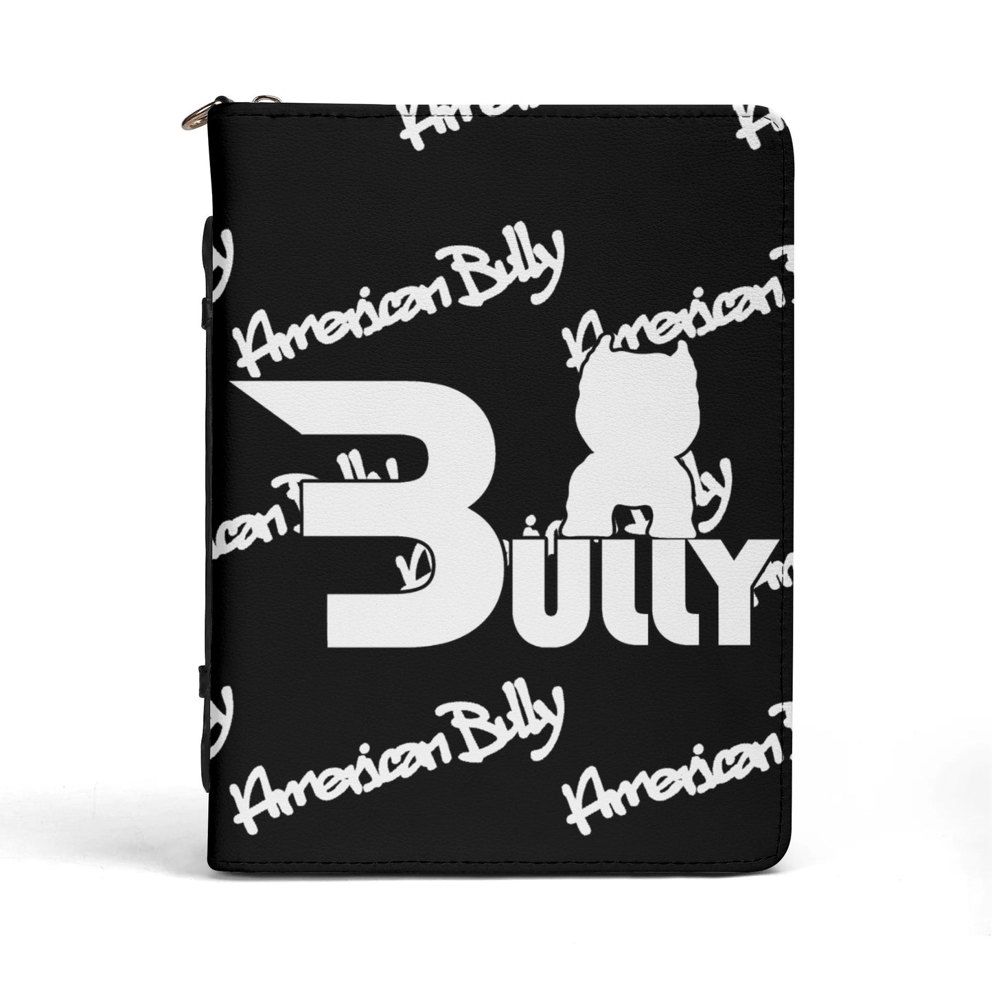 BullyB Leather Book Cover With Pocket