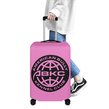 Polyester Pink Luggage Cover