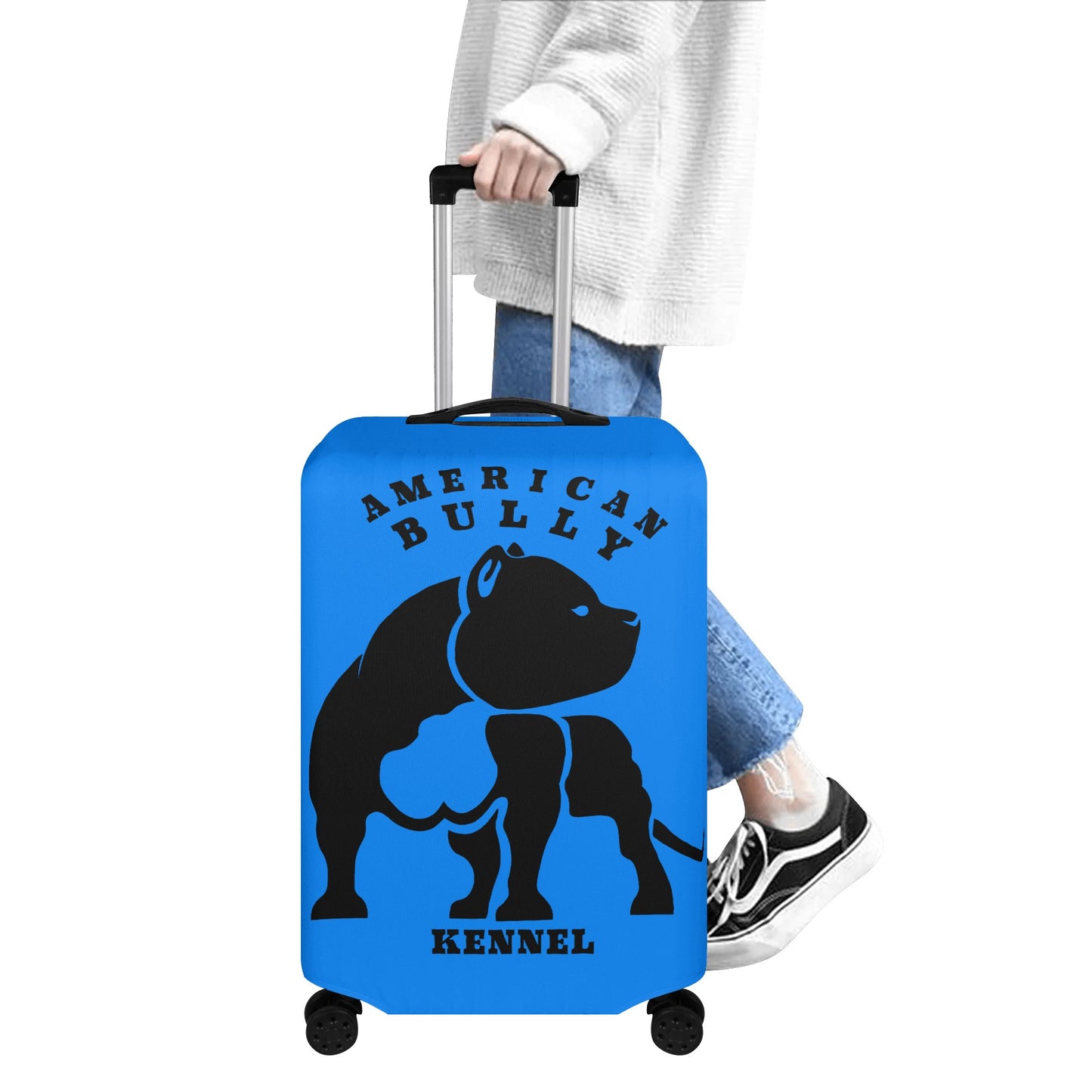 Polyester Sky Luggage Cover