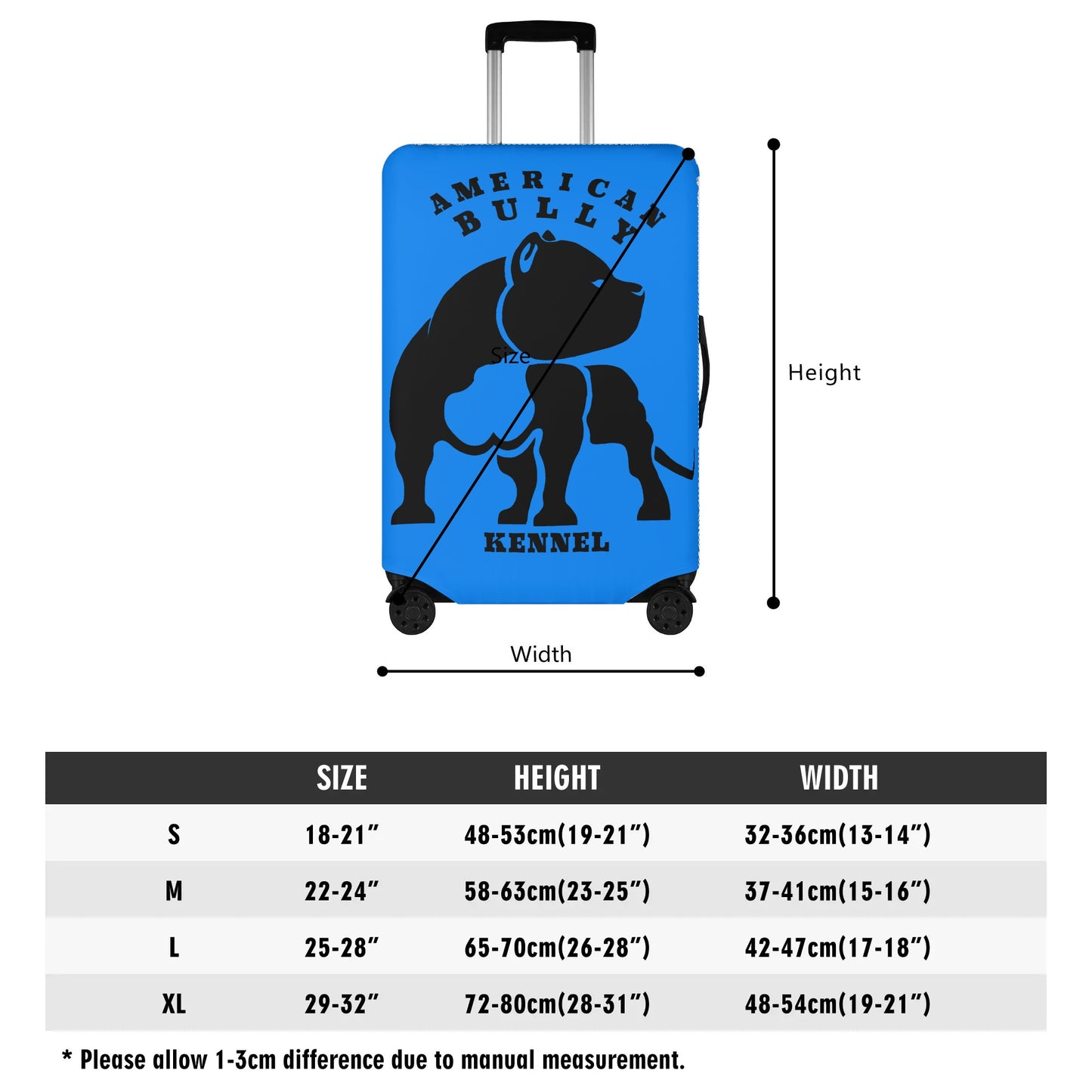 Polyester Sky Luggage Cover