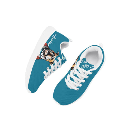 Kids Lace-up BLUE B Athletic Sneakers