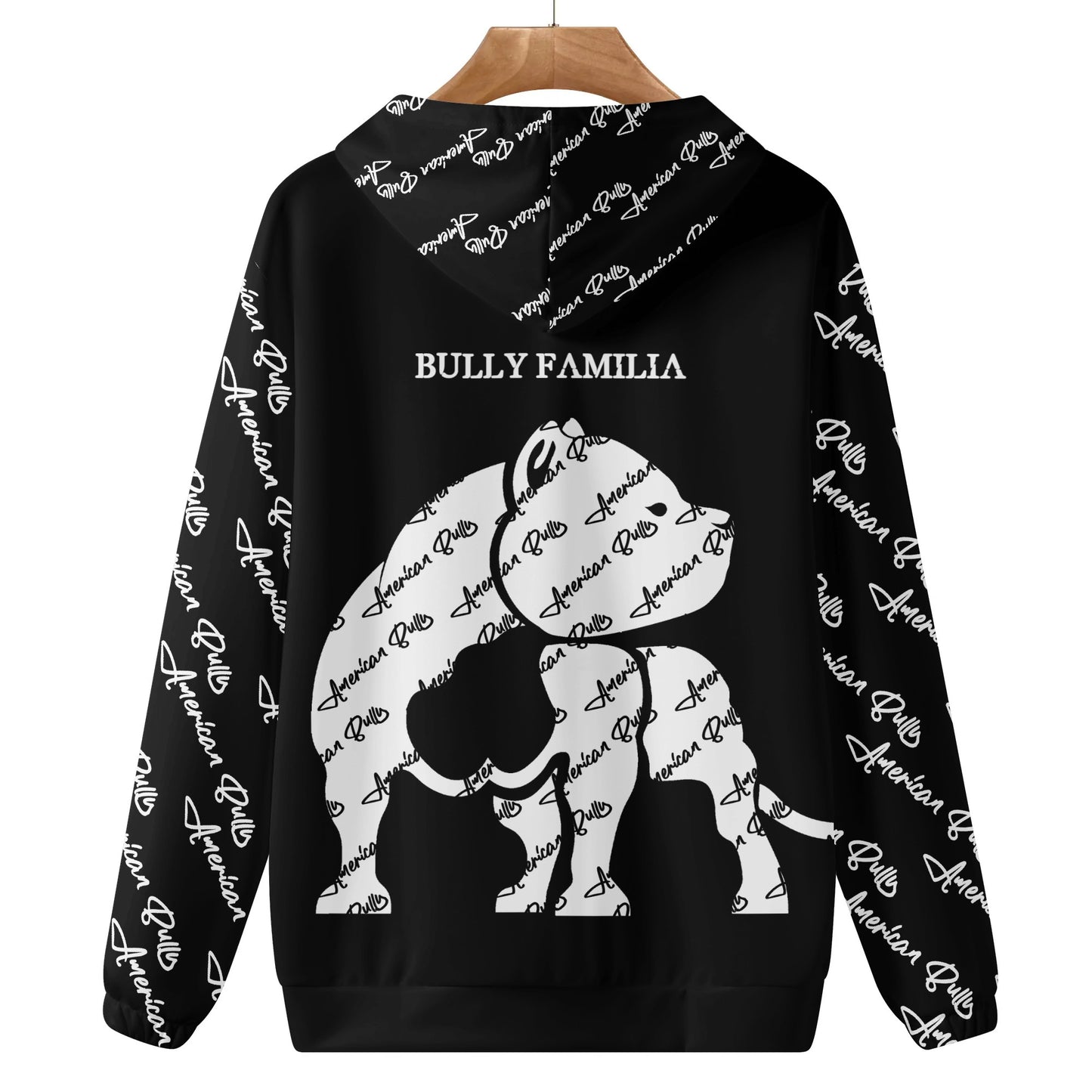 Mens Lightweight BBUULLYY Print Hoodie