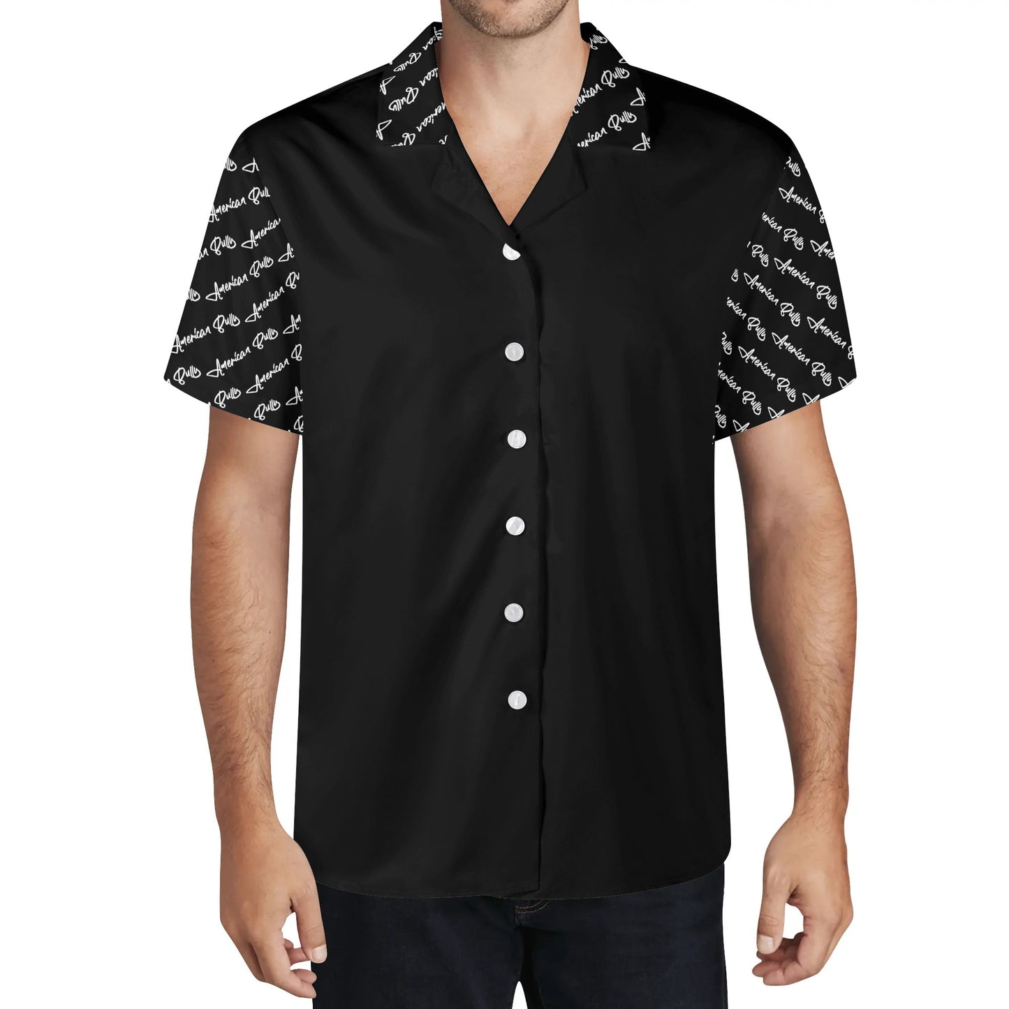 Mens Print Casual Hawaiian DOG G Shirt