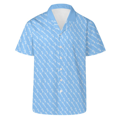 Mens SKY Print Casual Hawaiian Shirt