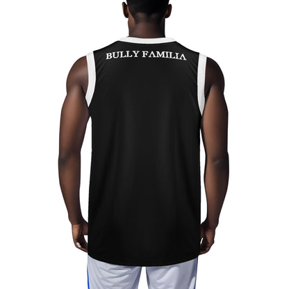 Mens Basketball Bully CLASSY B W Jersey Tank Top