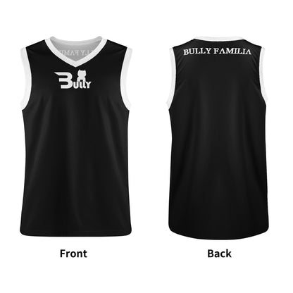 Mens Basketball Bully CLASSY B W Jersey Tank Top