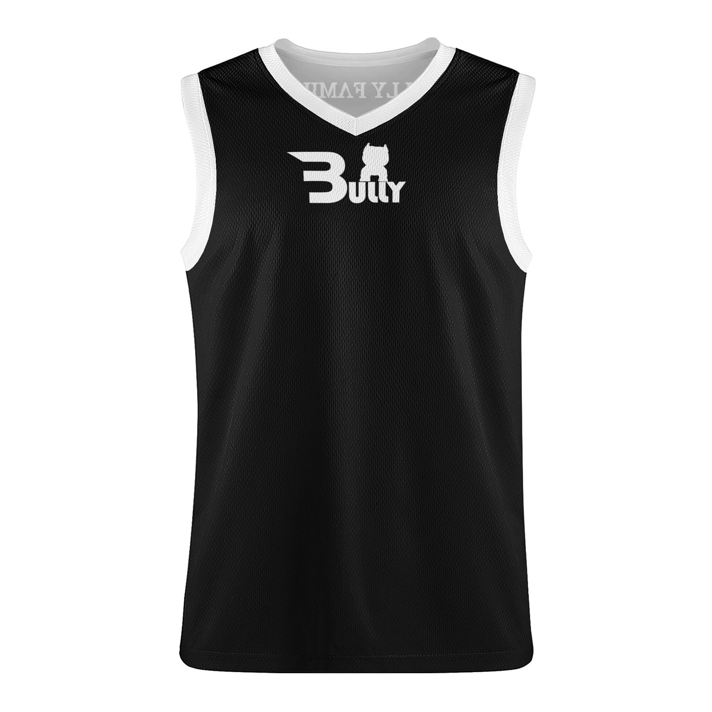 Mens Basketball Bully CLASSY B W Jersey Tank Top