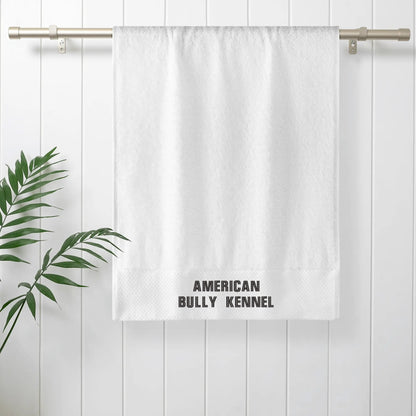 Embroidered B Kennel Long Size Towel