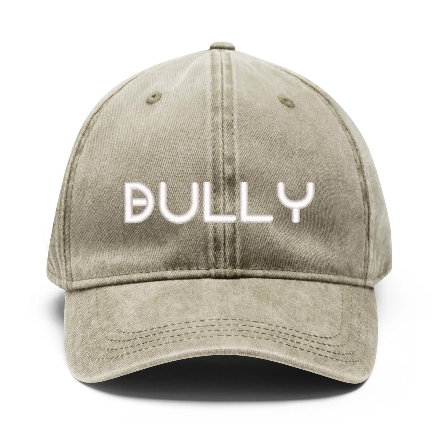 Four Sides Embroidered BullyK Denim Baseball Cap