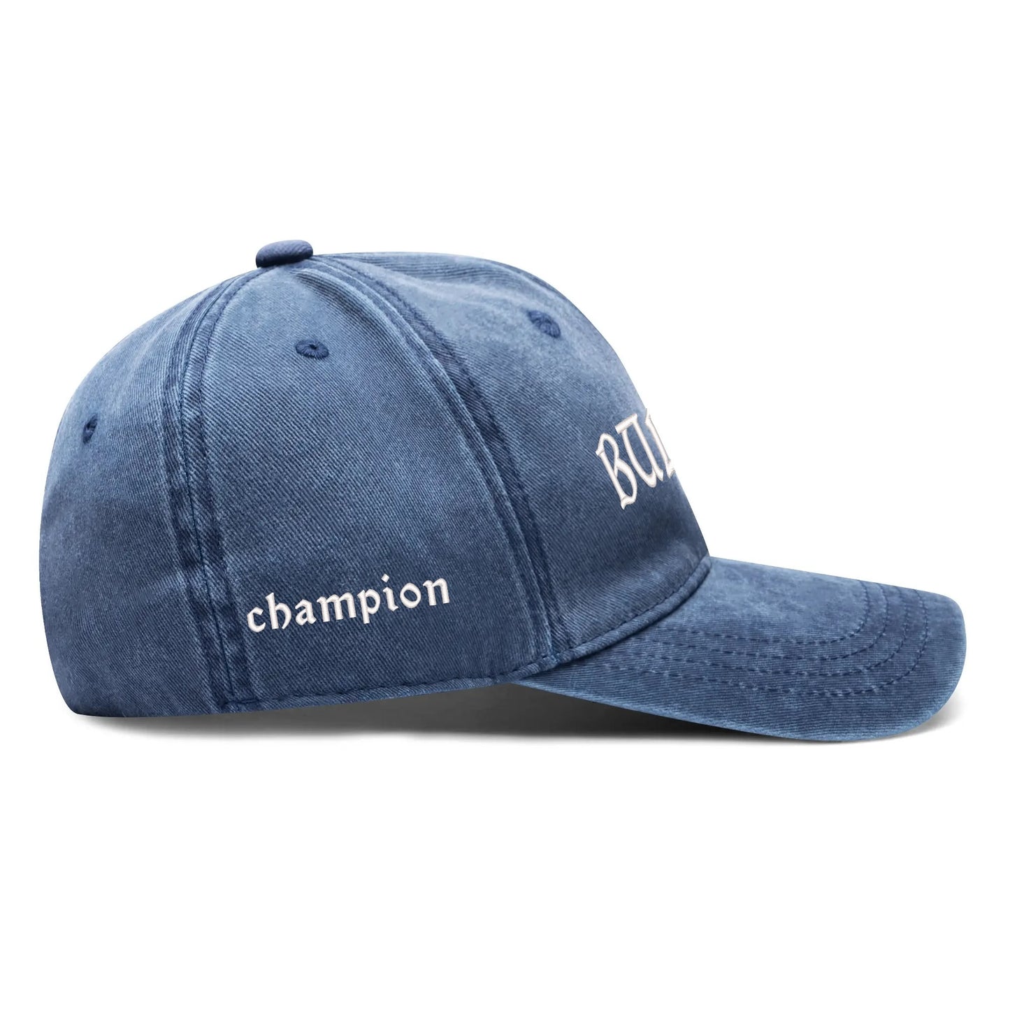 4 Sides Embroidered BullyChamp Denim Baseball Cap