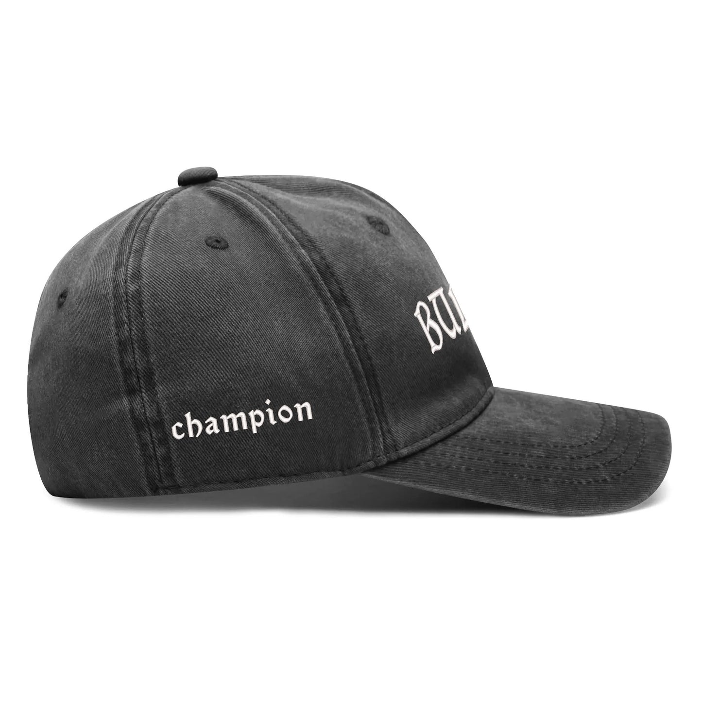 4 Sides Embroidered BullyChamp Denim Baseball Cap