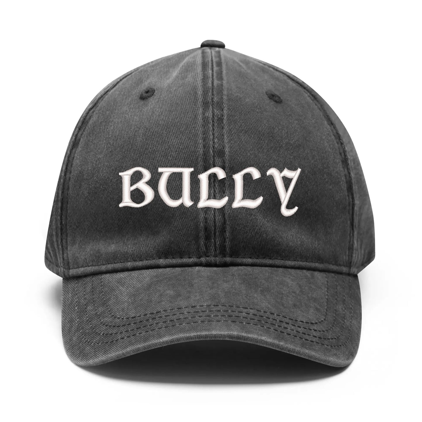 4 Sides Embroidered BullyChamp Denim Baseball Cap