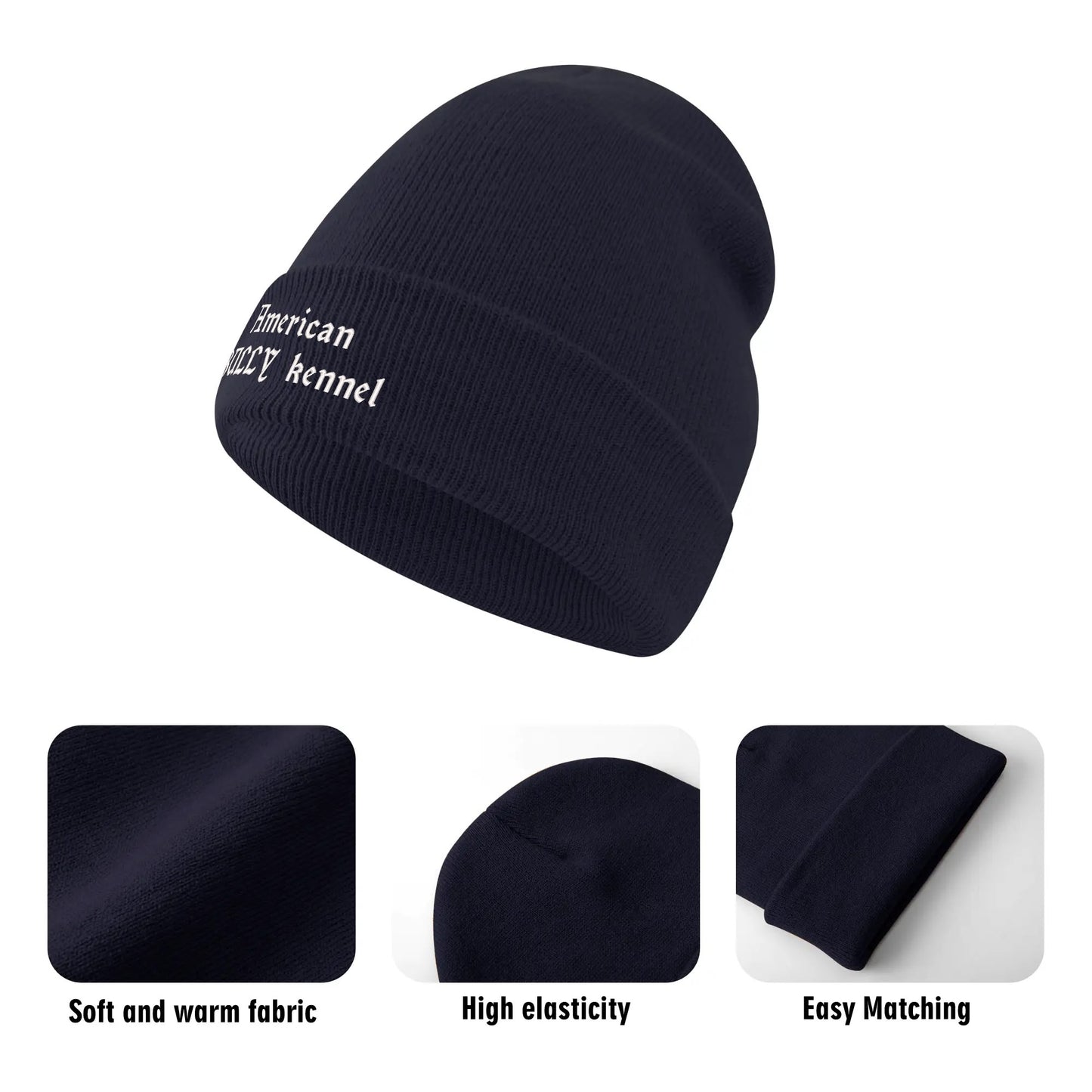 Embroidered 2SnowB Knit Beanies