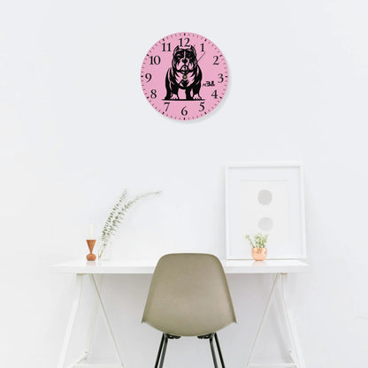 Rose B Wall Clock Round Shape