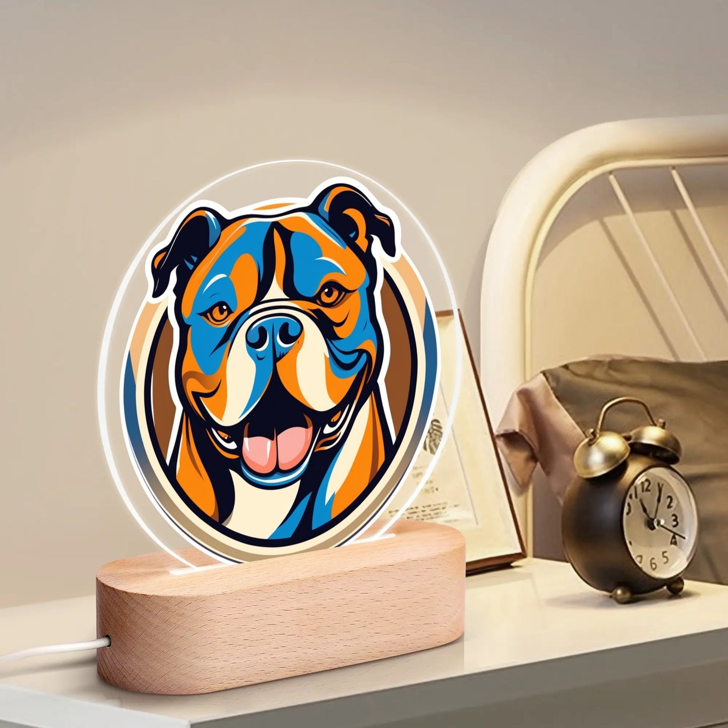 american bully night lamp