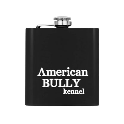 K Hip Flask Set 7oz Black Stainless Steel with A Gift Box