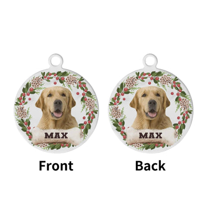 Personalized  Laser X-MAS Metal Alloy ID Tag