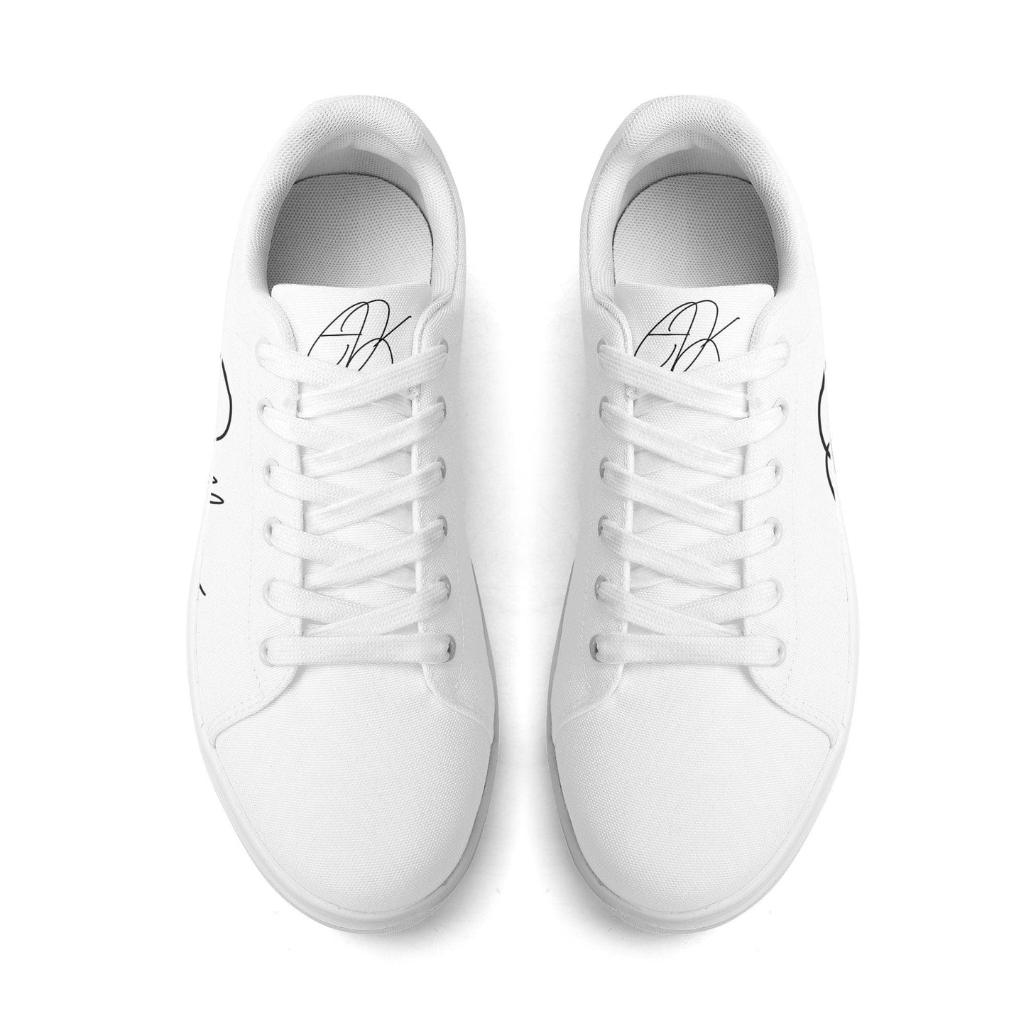 Adult Lightweight Brand Low Top Canvas Shoes WIth Personalized Logo /Name