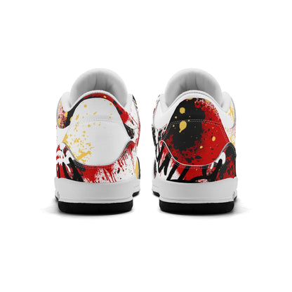 GRAFFIT BULLY High Top Retro Leather Basketball Sneakers