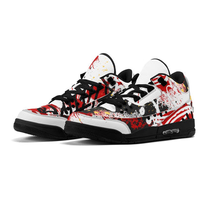 GRAFFIT BULLY High Top Retro Leather Basketball Sneakers