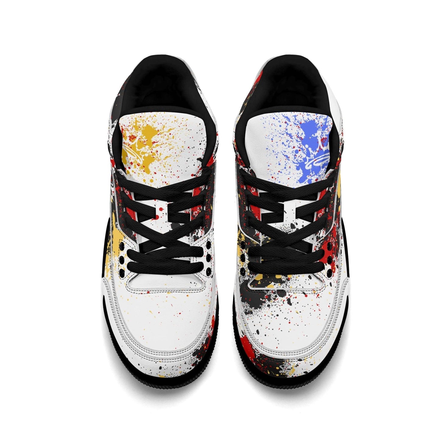 GRAFFIT BULLY High Top Retro Leather Basketball Sneakers