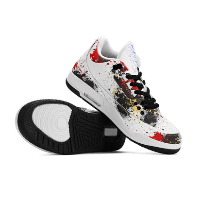 GRAFFIT BULLY High Top Retro Leather Basketball Sneakers