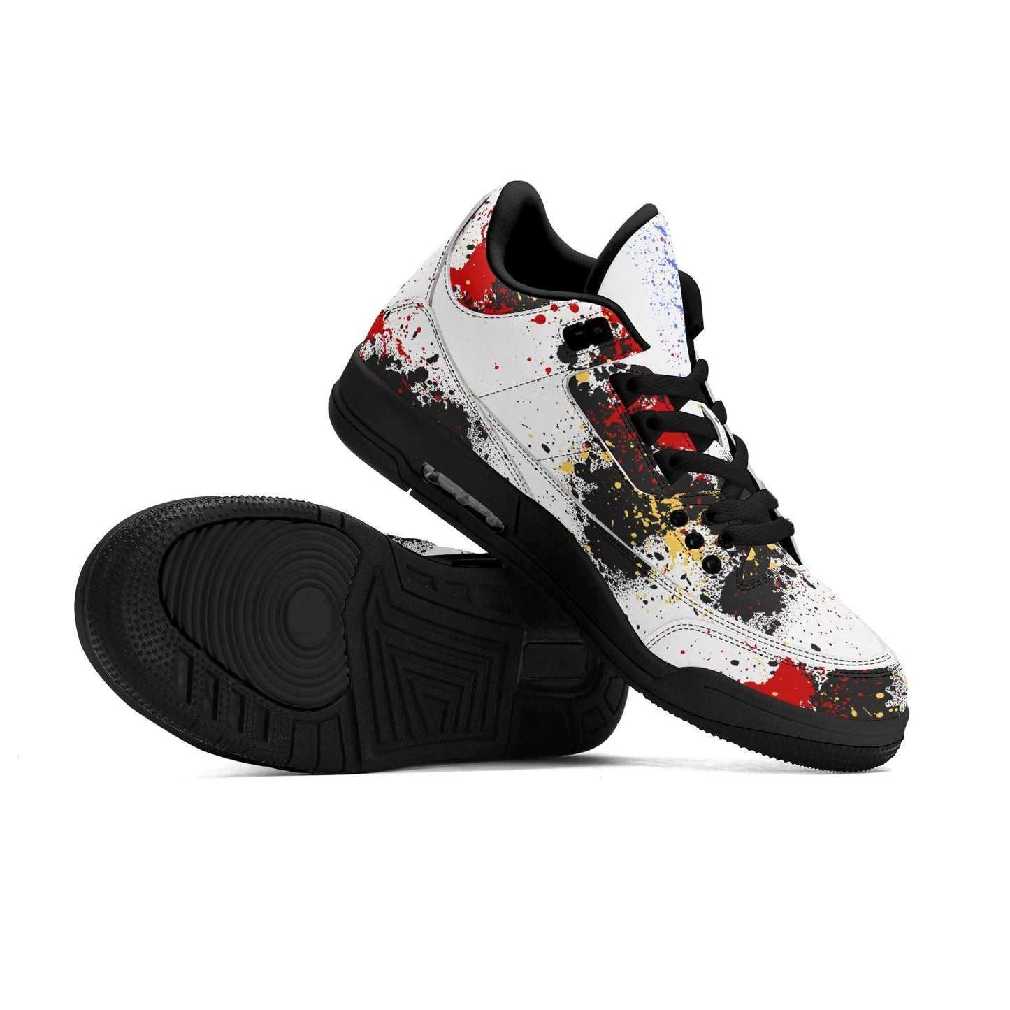 GRAFFIT BULLY High Top Retro Leather Basketball Sneakers