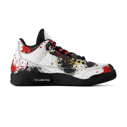 GRAFFIT BULLY High Top Retro Leather Basketball Sneakers