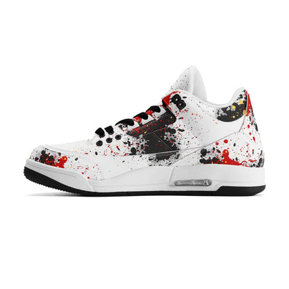 GRAFFIT BULLY High Top Retro Leather Basketball Sneakers