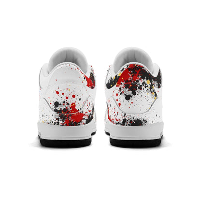 GRAFFIT BULLY High Top Retro Leather Basketball Sneakers