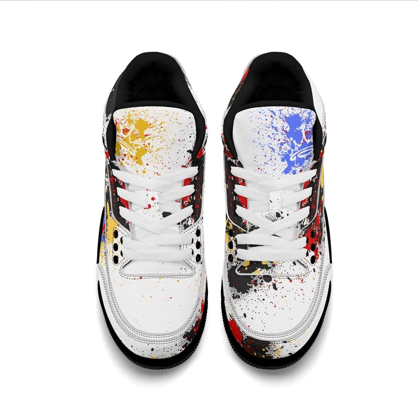 GRAFFIT BULLY High Top Retro Leather Basketball Sneakers