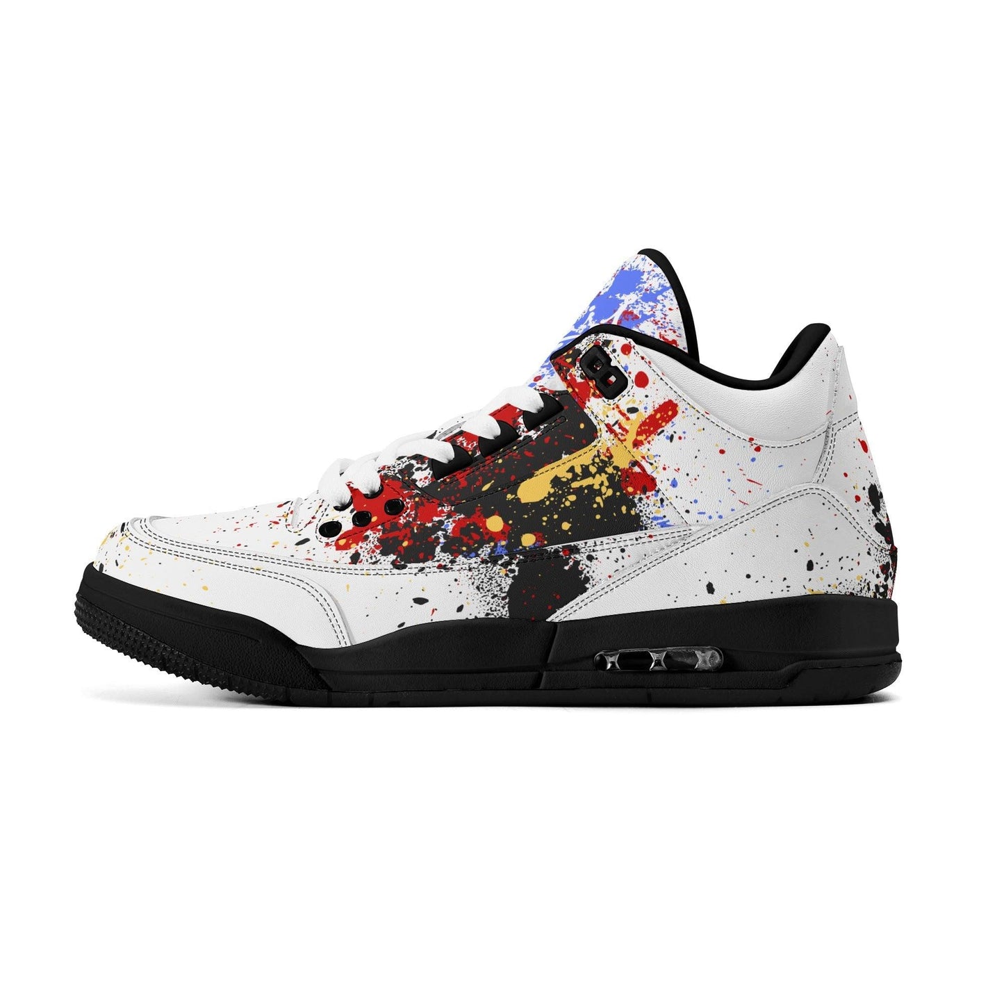 GRAFFIT BULLY High Top Retro Leather Basketball Sneakers