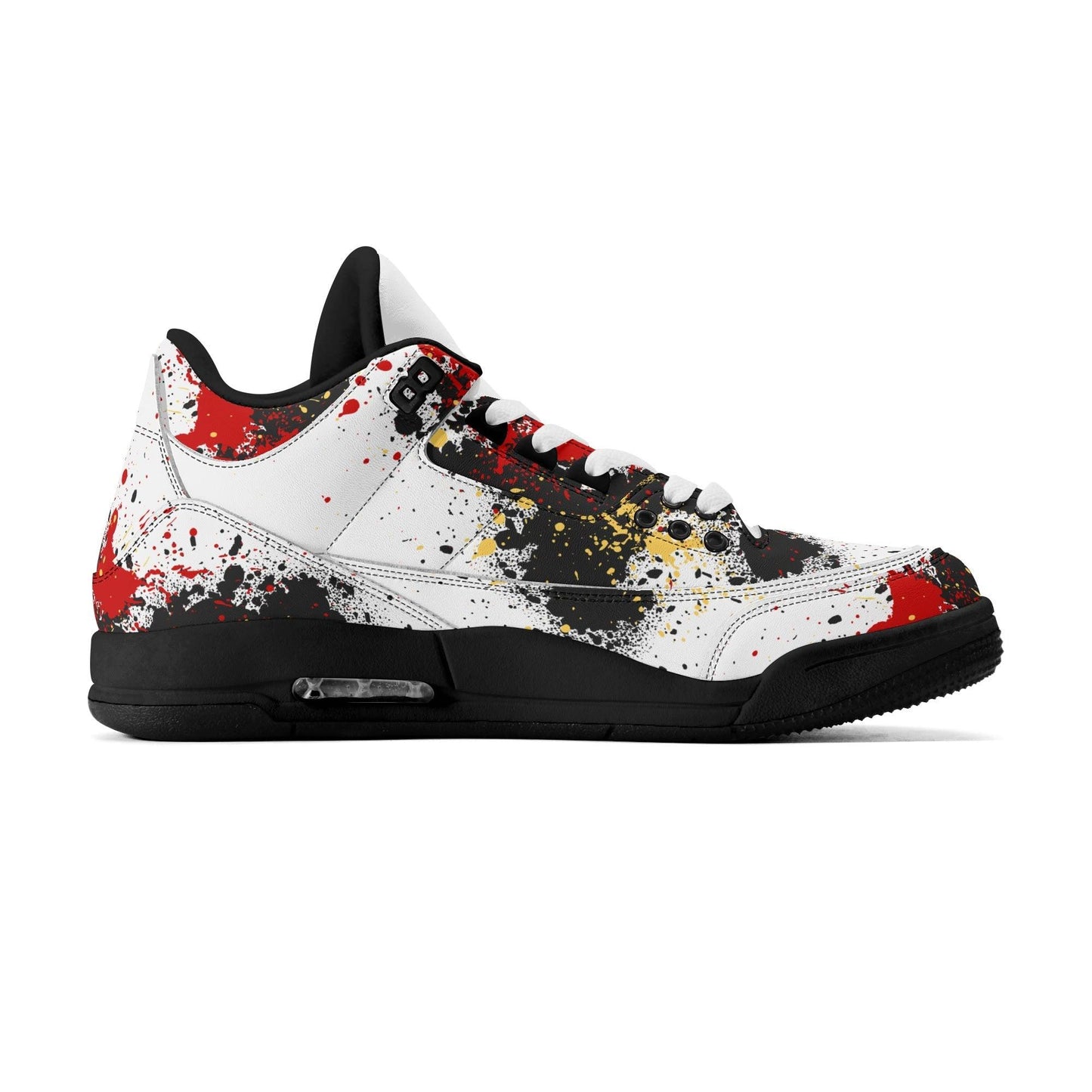 GRAFFIT BULLY High Top Retro Leather Basketball Sneakers