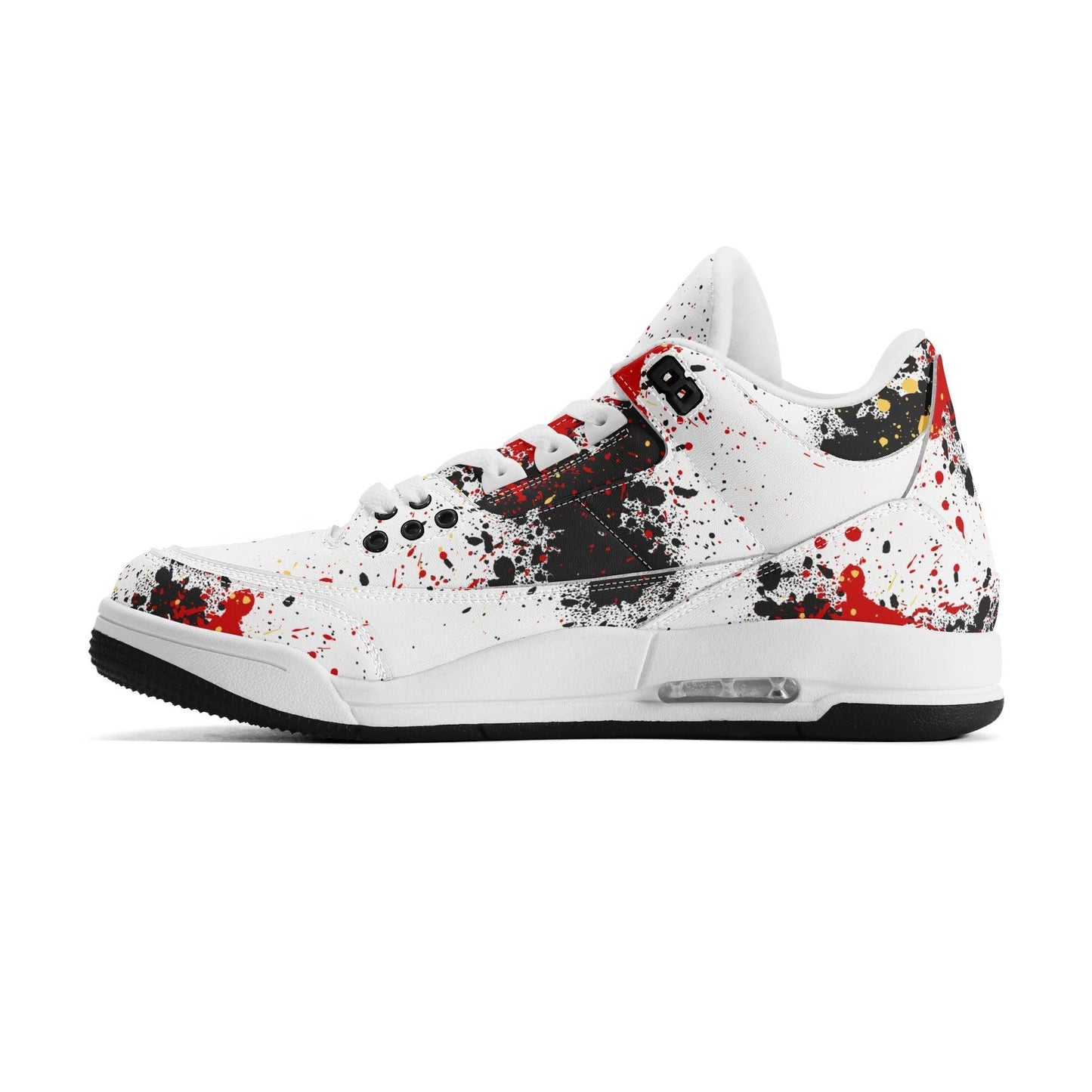 GRAFFIT BULLY High Top Retro Leather Basketball Sneakers