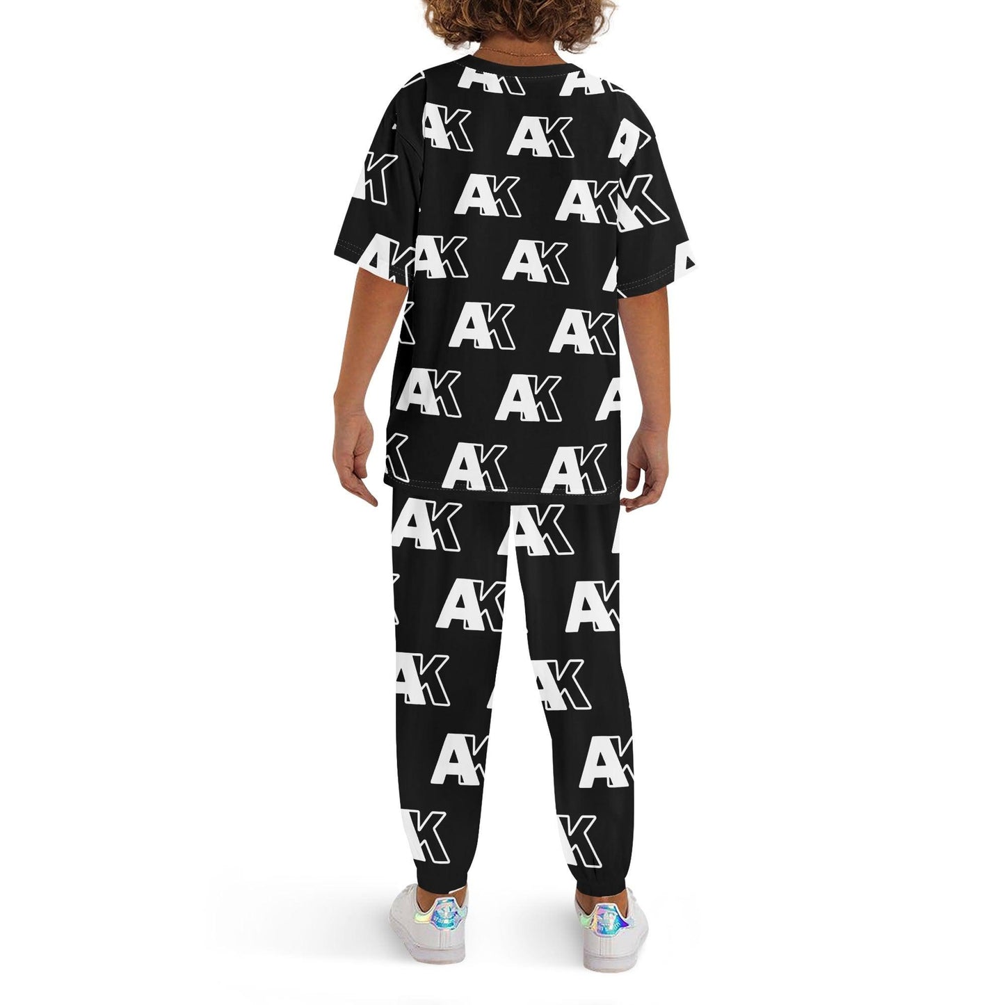 AK Childrens Sleepwear Short Sleeve Shirt and Long Pants Set