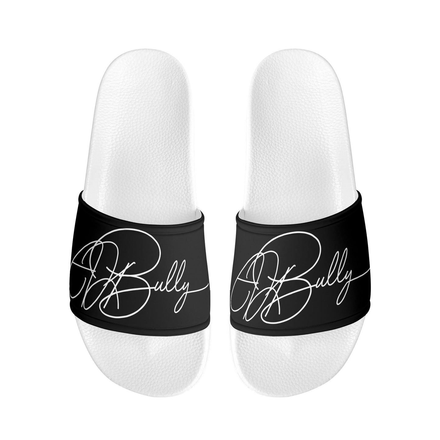 Kids Black and White BULLY Slippers