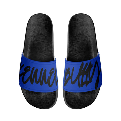 Blue Bully Slides Sandals/Slippers