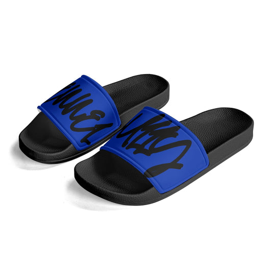 Blue Bully Slides Sandals/Slippers