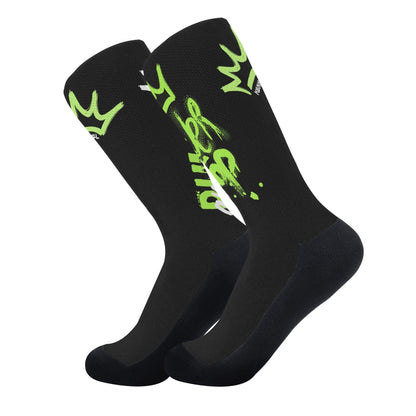 BULLY GREEN G Crew Socks