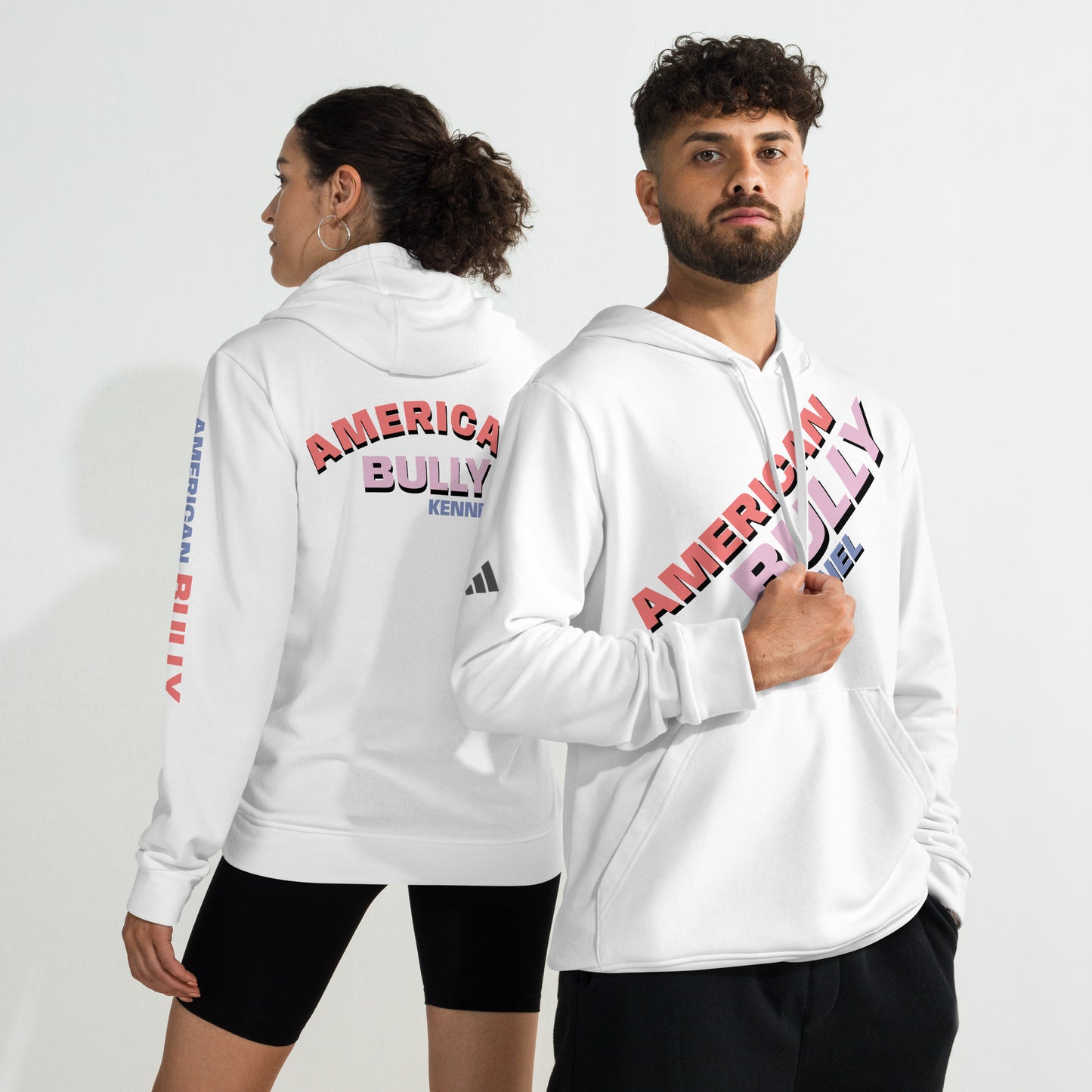 adidas CF White fleece hoodie