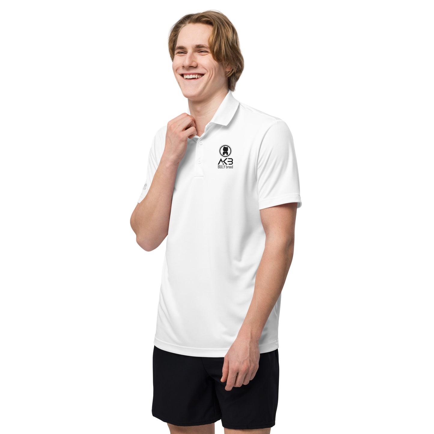 adidas white bully Polo - [BULLY_BRAND]