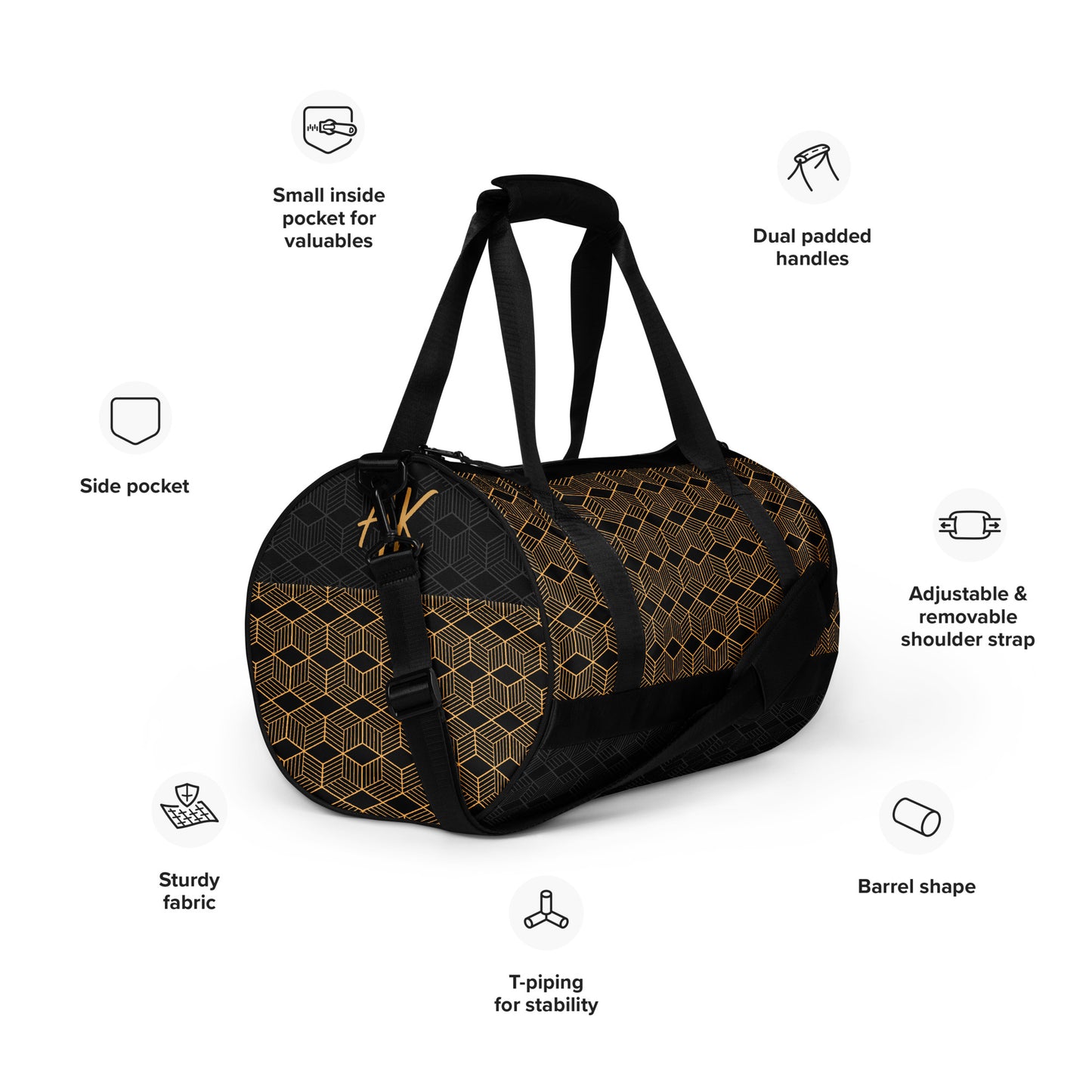 Gold Gym Bag - [BULLY_BRAND]