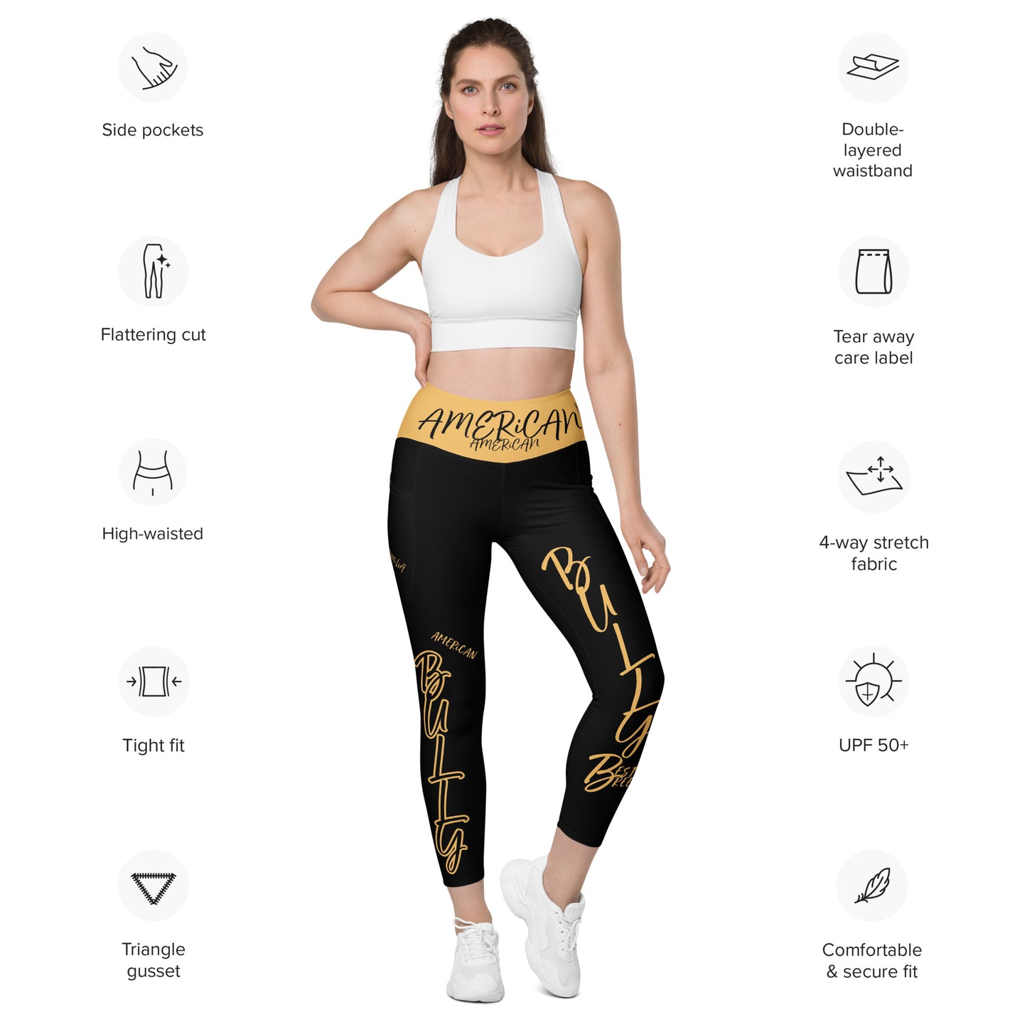 Leggings with pockets Bully - [BULLY_BRAND]