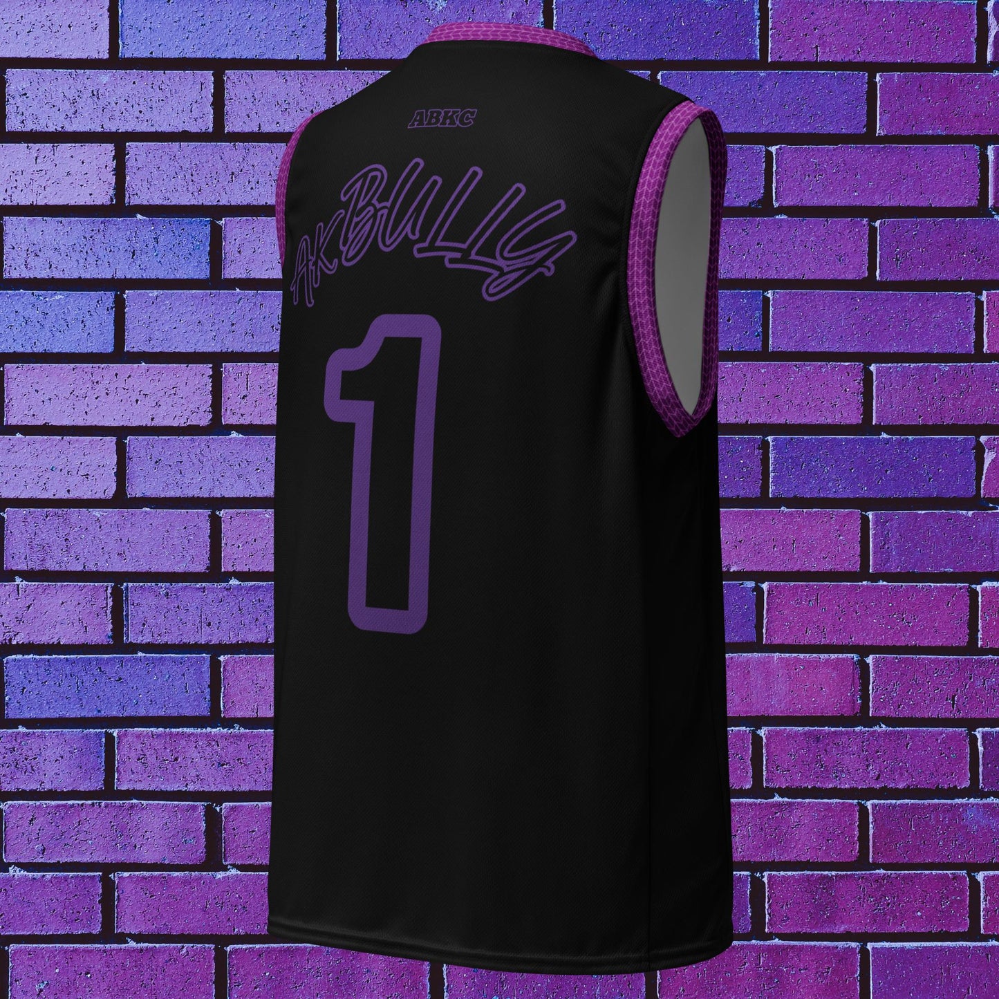 Purple unisex American Bully basketball jersey - [BULLY_BRAND]