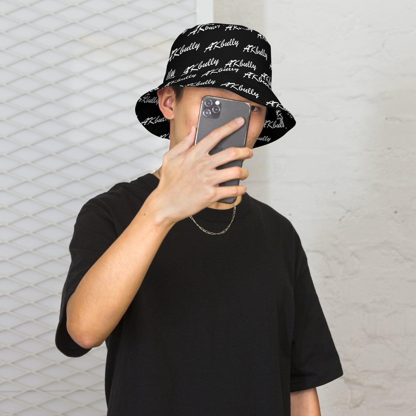 Reversible CP bucket hat