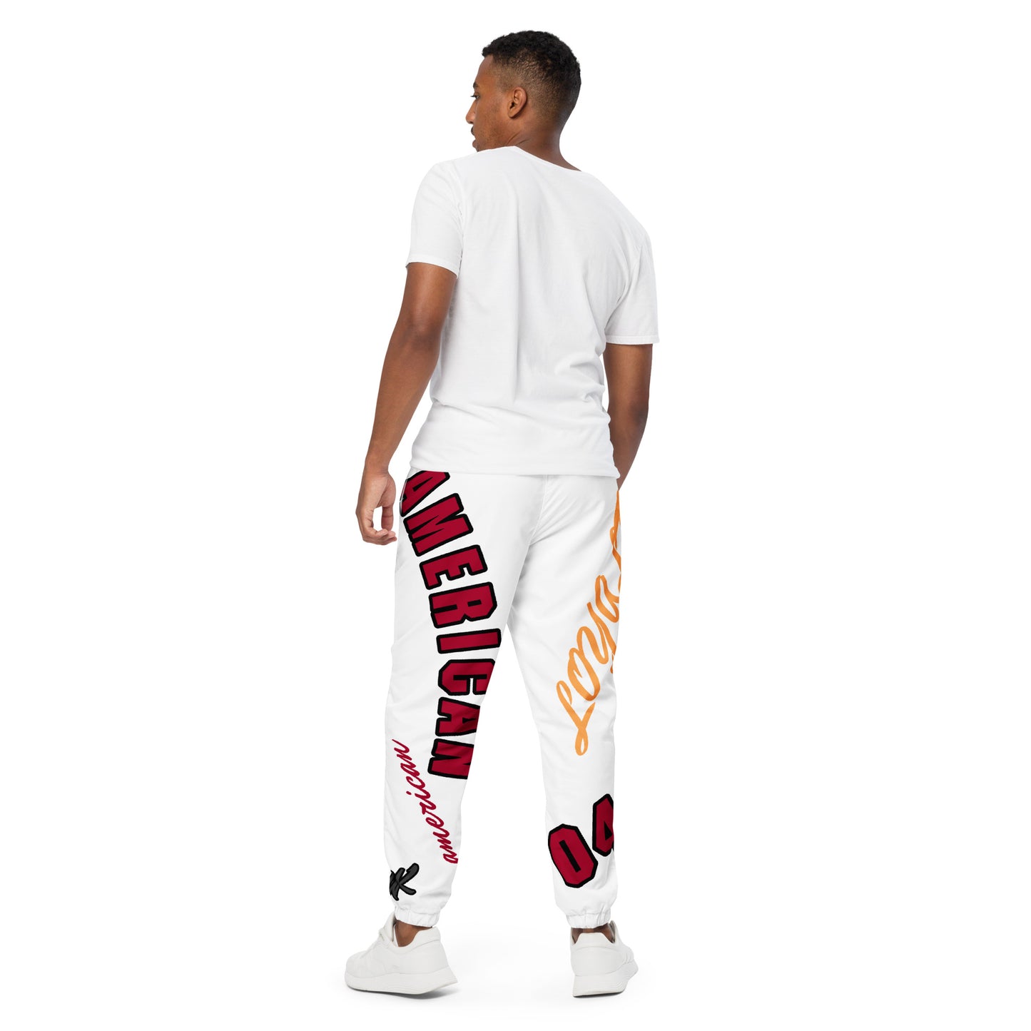 Unisex 04 WHITE BULLY track pants