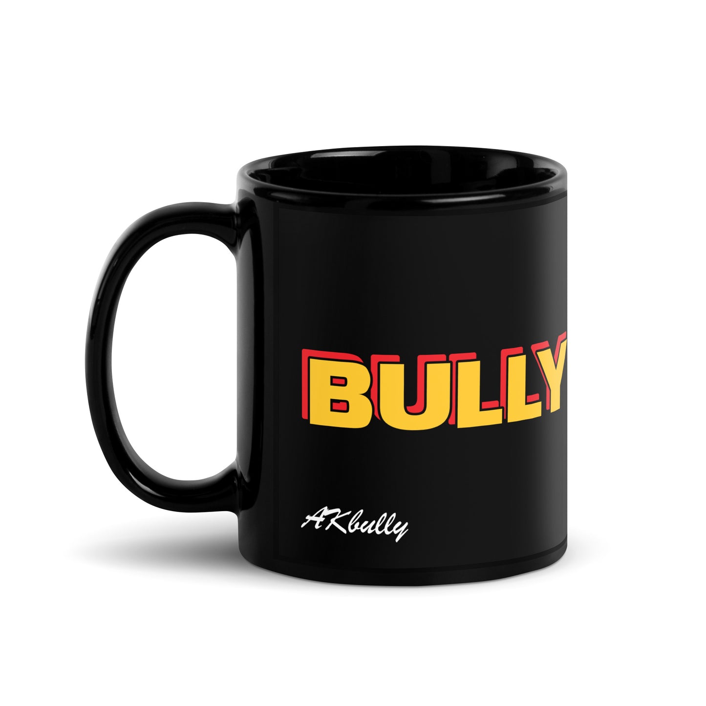 Black SUPEROWNER Glossy Mug